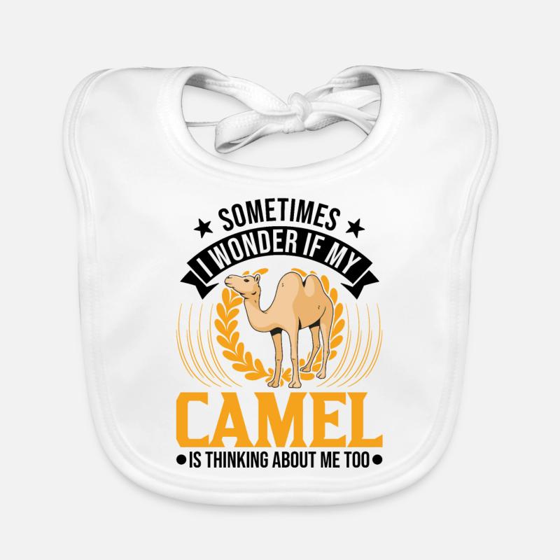 Kamel Geschenk Dromedar Camel Großkamel Baby Bio-Lätzchen