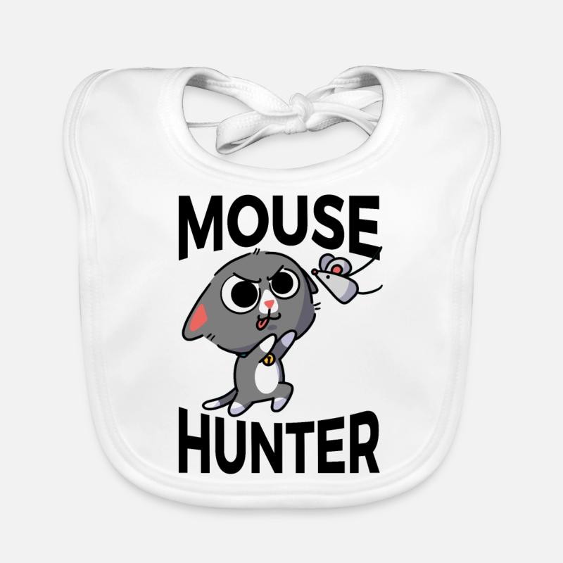 Mausjäger Baby Bio-Lätzchen