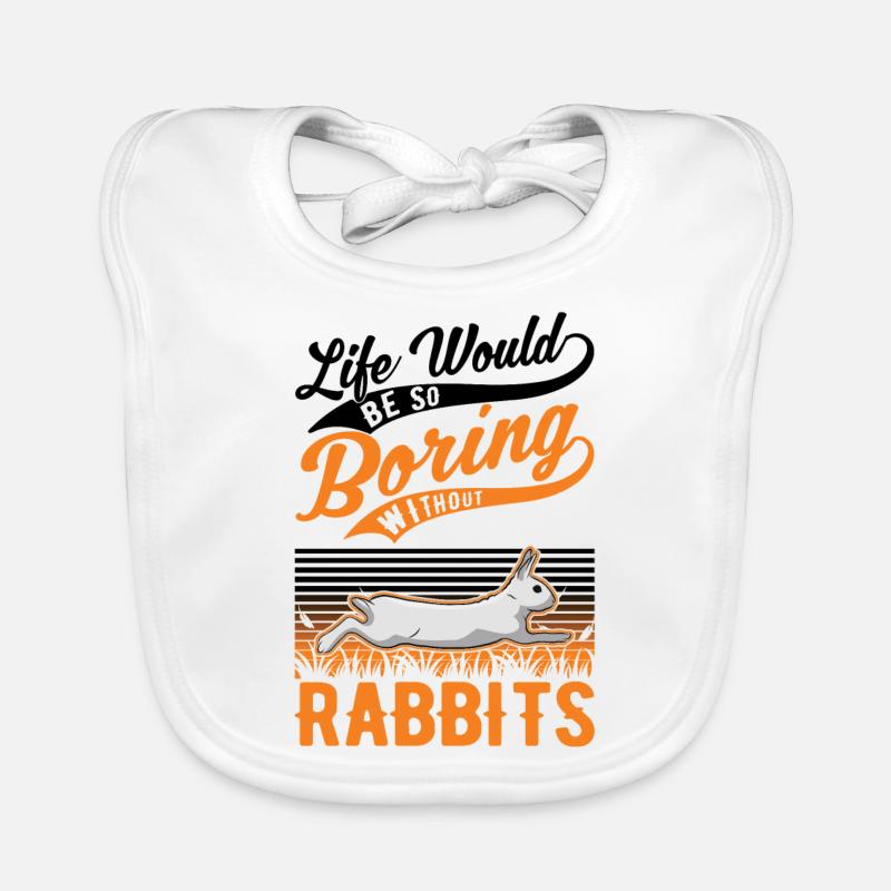 Rabbit Gift Rabbit Rabbit Organic Baby Bibs