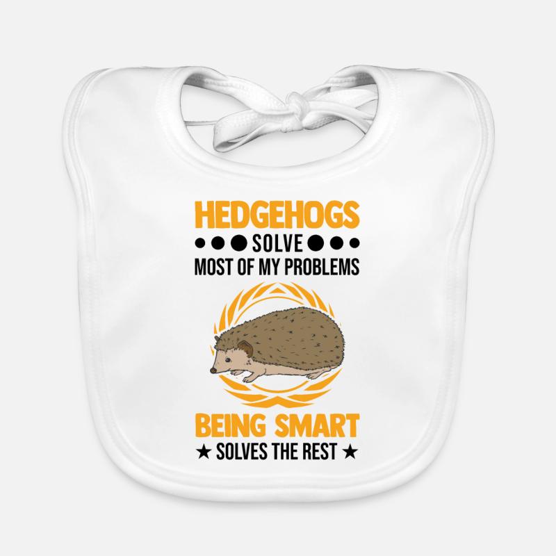 Igel Geschenk Stacheligel Baby Bio-Lätzchen
