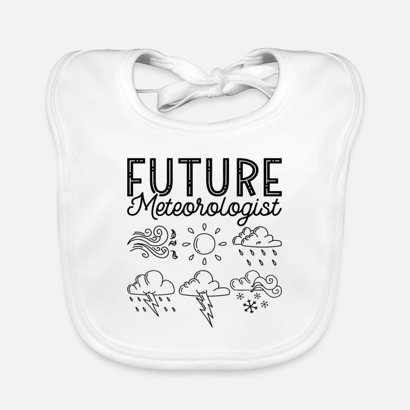 Future Meteorologist Atmospheric Meteorologist Organic Baby Bibs