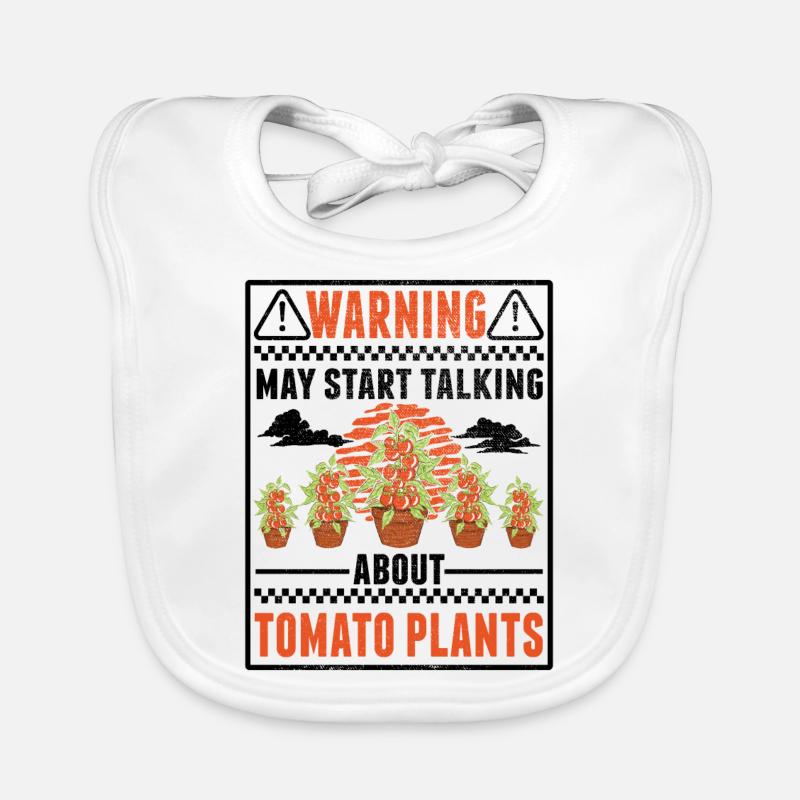 Tomato Gift Tomato Grower Tomatoes Organic Baby Bibs