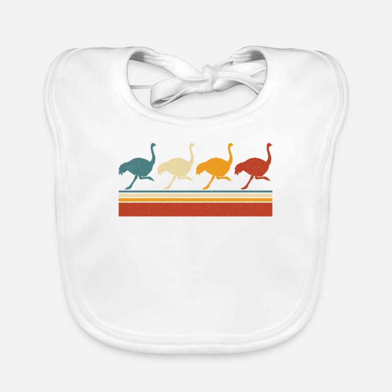 Ostrich Organic Baby Bibs