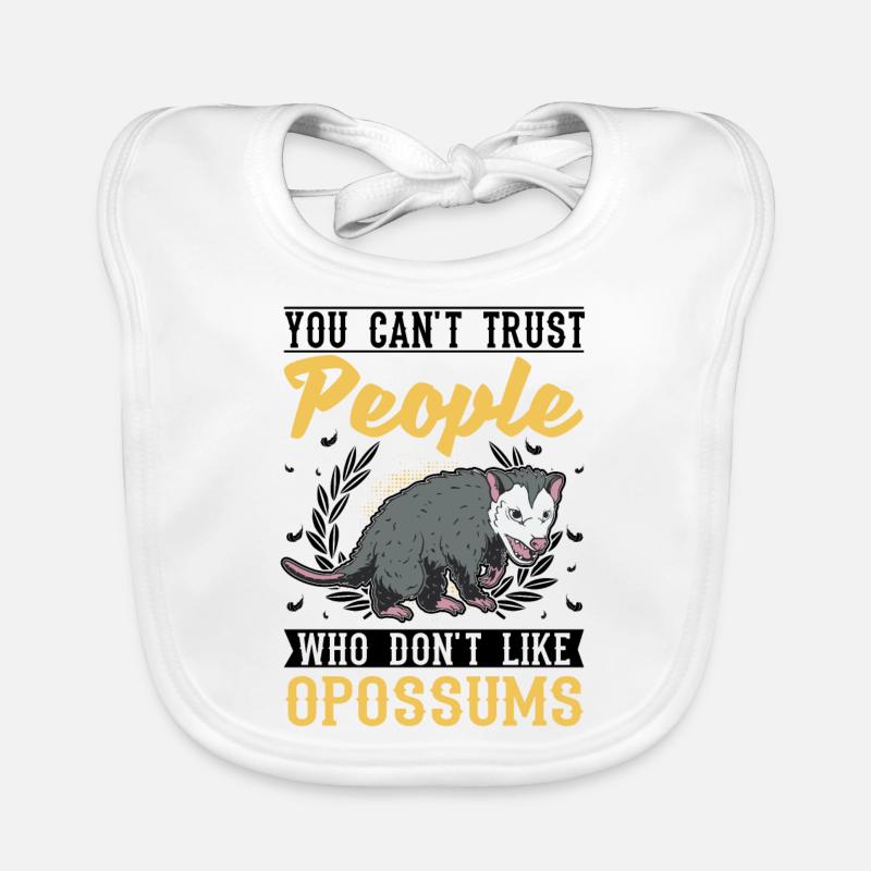 Opossum Geschenk Possum Beutelratte Baby Bio-Lätzchen