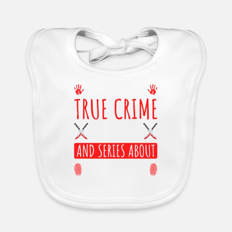 Obsessed by True Crime Series Baby Bio-Lätzchen