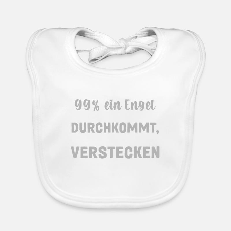 Ich Bin Fast Ein Engel Baby Bio-Lätzchen