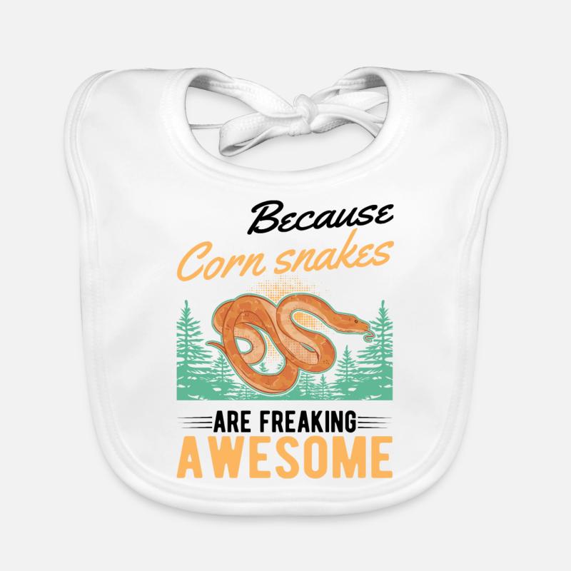 Corn Snake Gift Corn Snake Organic Baby Bibs
