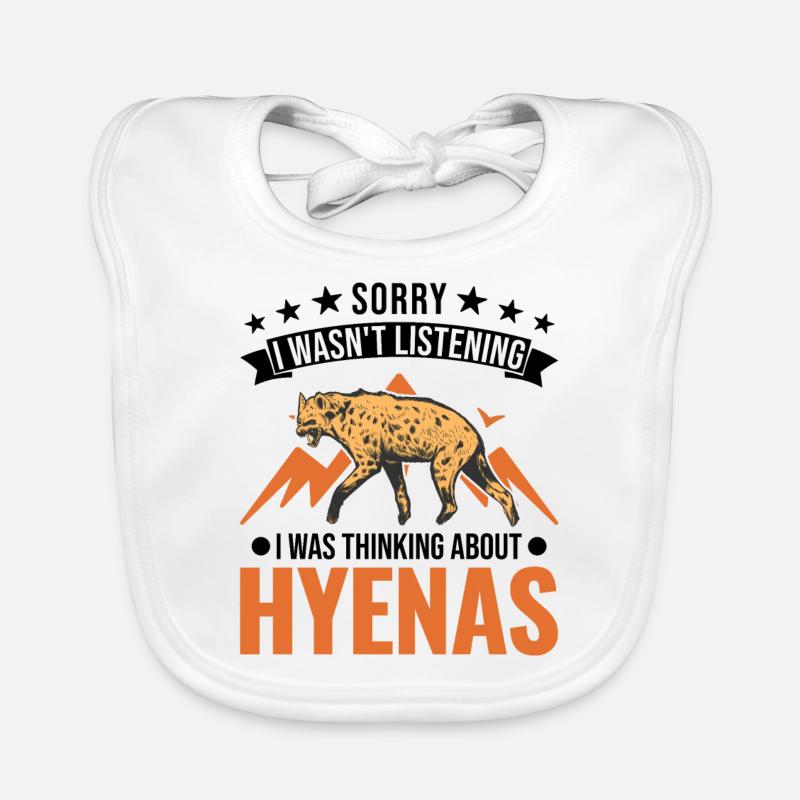 Hyäne Geschenk Erdwolf Hyena Baby Bio-Lätzchen