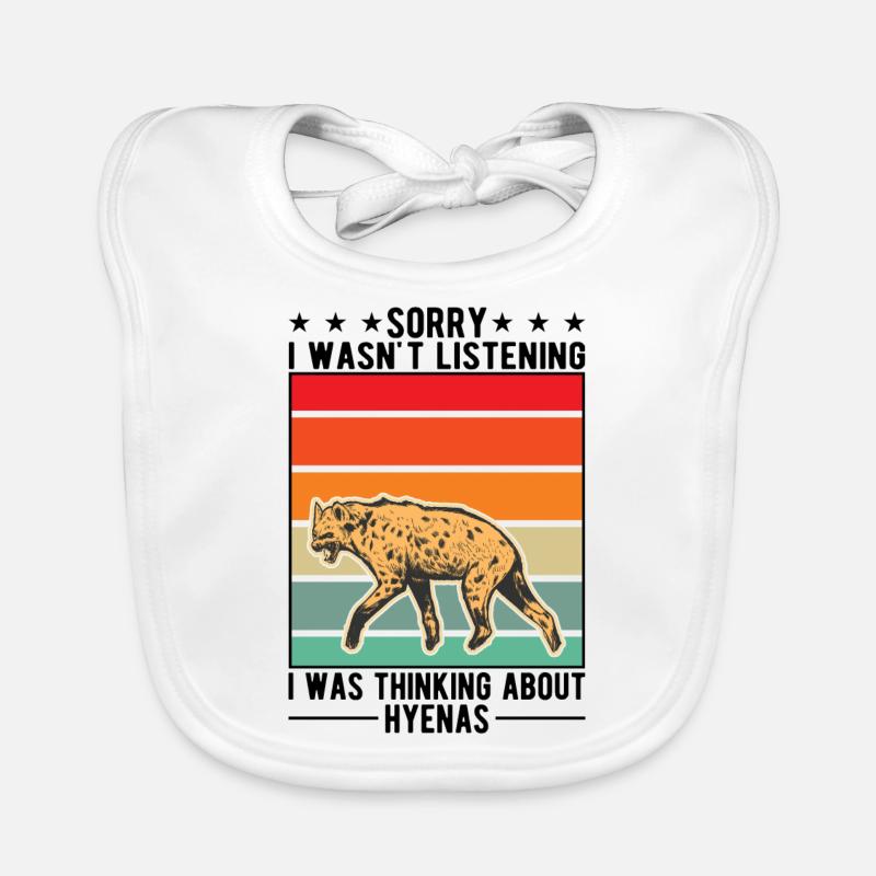 Hyäne Geschenk Erdwolf Hyena Baby Bio-Lätzchen