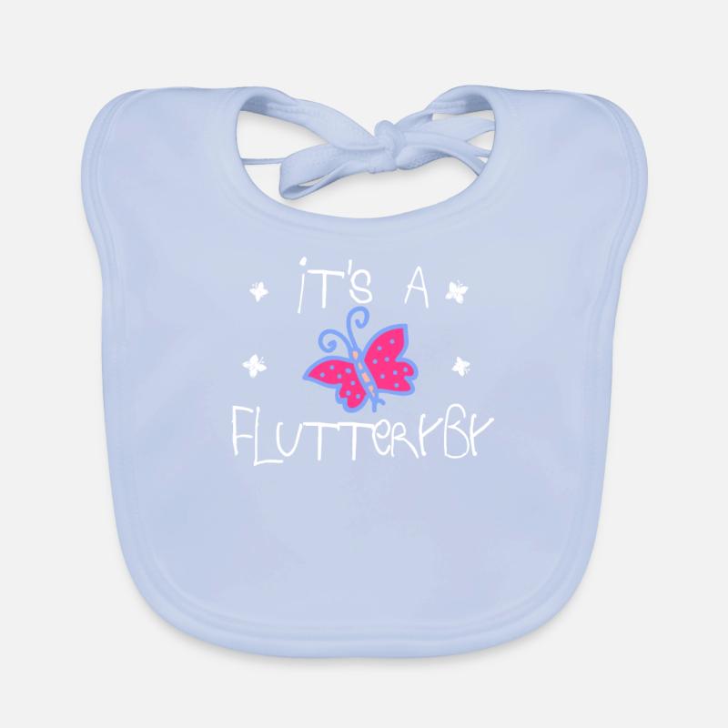 It's a flutteryby Organic Baby Bibs