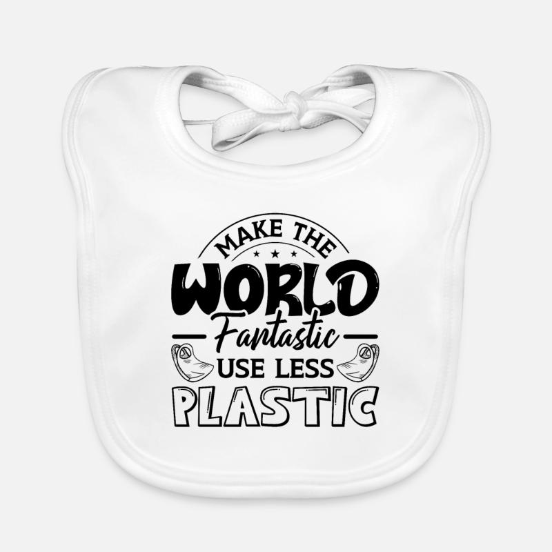 Make The World Environmentalist Climate Activist Baby Bio-Lätzchen