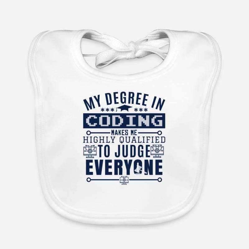 Coder | Programmer | Software Developer Organic Baby Bibs