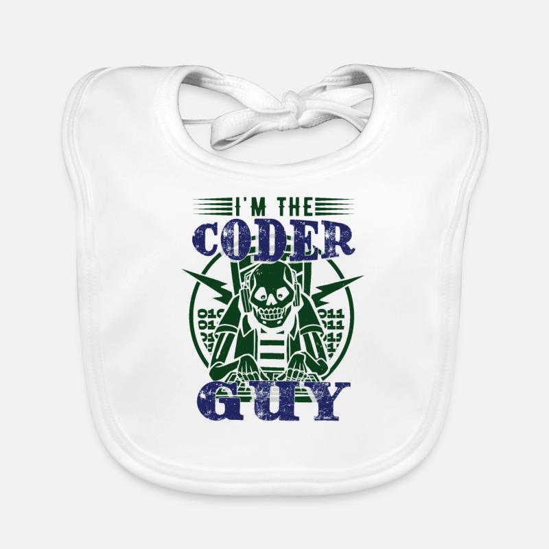 I'm The Coder Guy Organic Baby Bibs