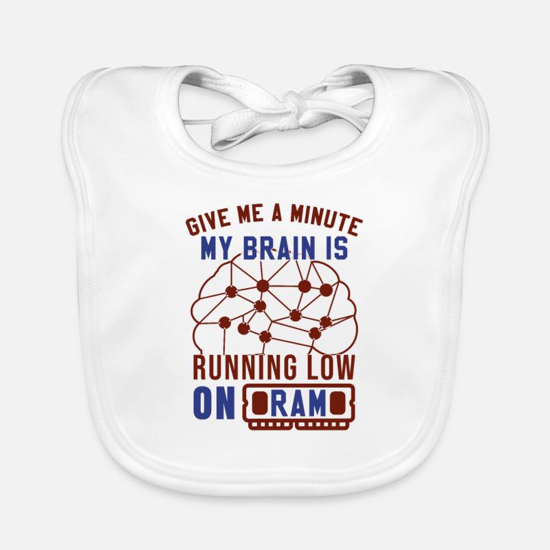 Lustiger IT-Support Baby Bio-Lätzchen