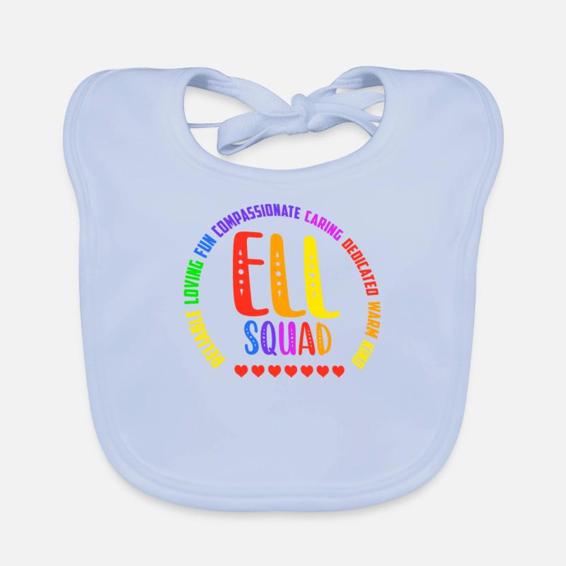ELL Squad School Assistant Coole englische Sprache Baby Bio-Lätzchen