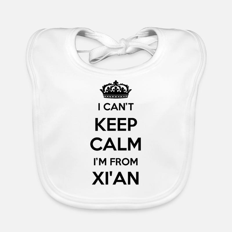 I can't stay calm, I'm from Xi'an Organic Baby Bibs