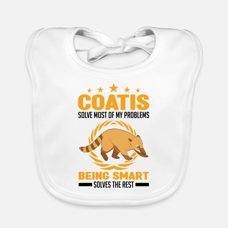 Coati Gift Coati Proboscis Organic Baby Bibs