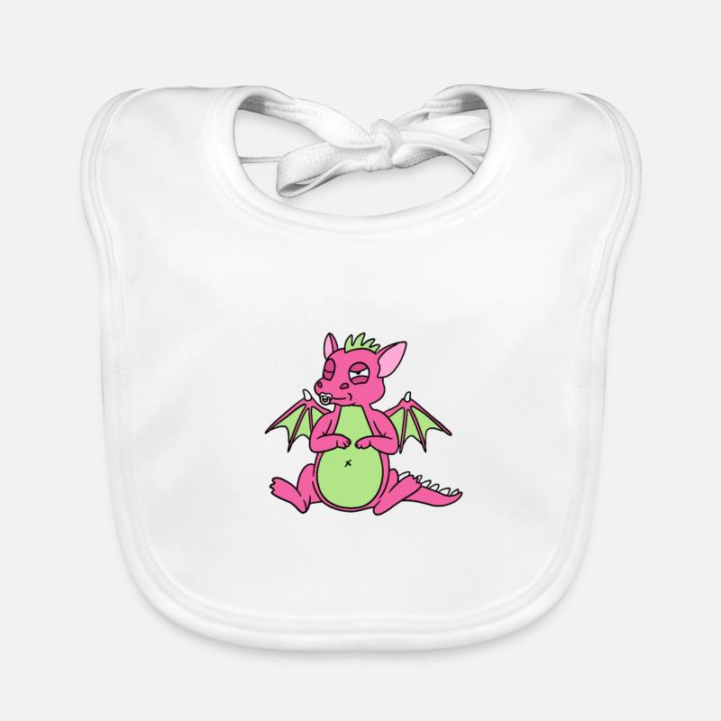 Don't Wake The Dragon Organic Baby Bibs