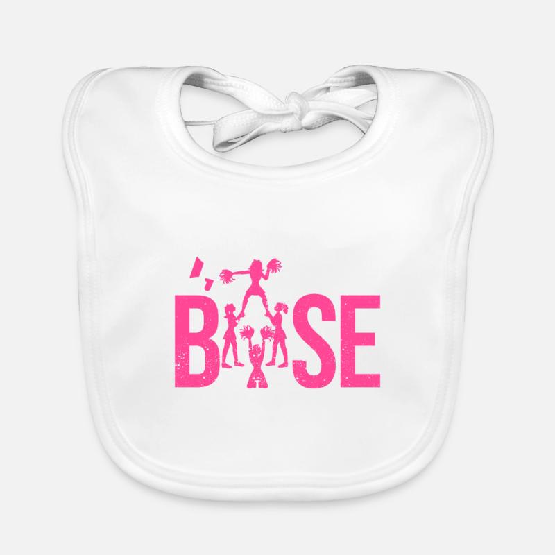 Drôle de cheerleading tout sur cette acclamation de base Bavoir bio Bébé