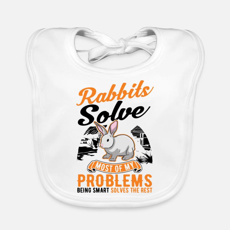 Lapin lapin lapin lapin Bavoir bio Bébé