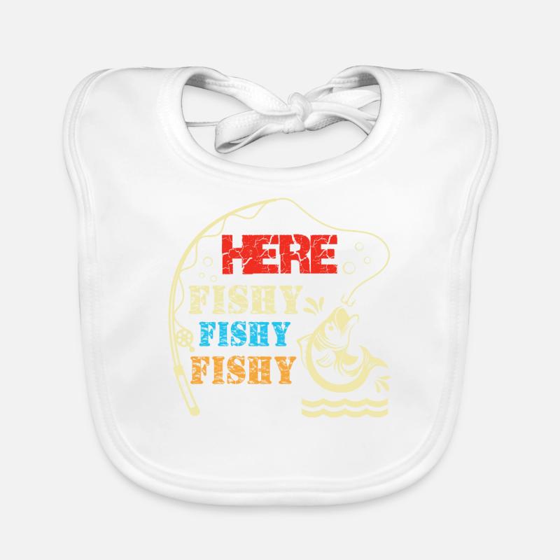 Hier fischig Baby Bio-Lätzchen