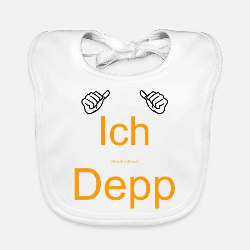 Ich bin doch nicht euer Depp Baby Bio-Lätzchen
