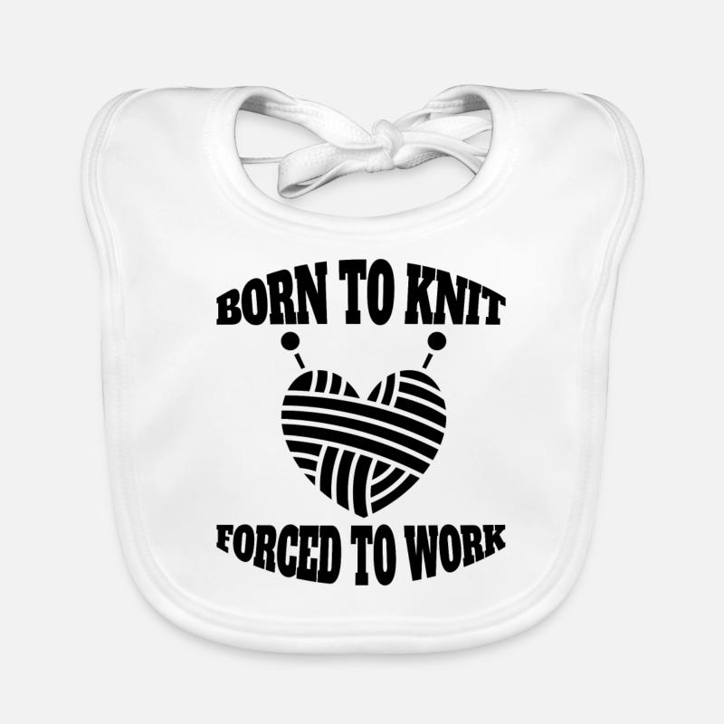 Stricken Geschenk Häkeln Schneiderin Mädchen Nähen Baby Bio-Lätzchen