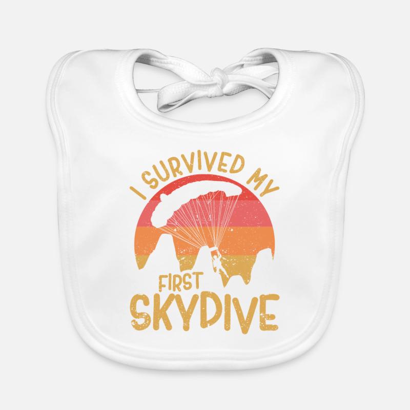 Drôle de parachutisme j’ai mon premier Bavoir bio Bébé