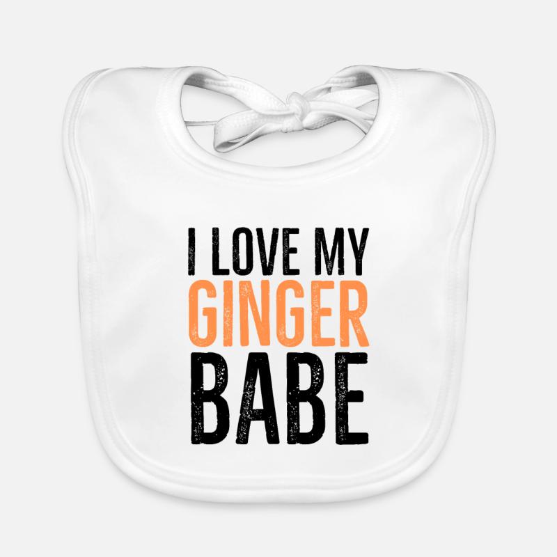 J’aime mon bébé gingembre Bavoir bio Bébé