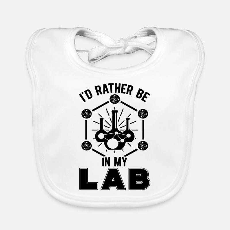Labor Labortechniker Wissenschaft Geschenkidee Baby Bio-Lätzchen