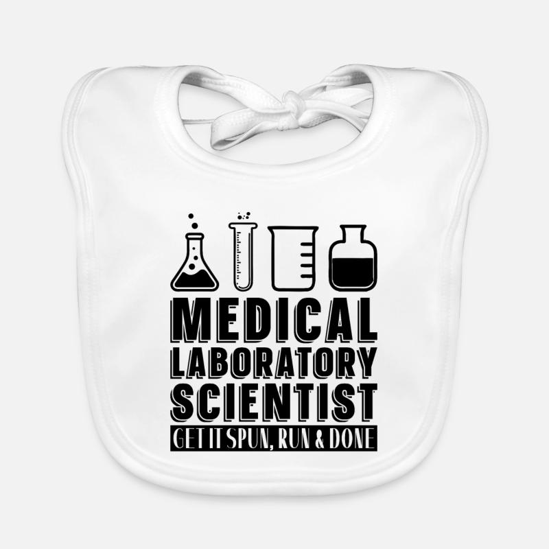 Laboratory Laboratory Technician Chemistry Profession Gift Idea Organic Baby Bibs