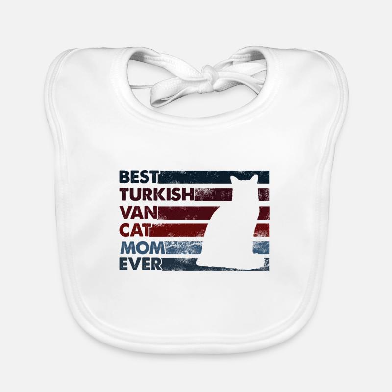 Beste Mutter Aller Zeiten - Türkische Van -Katze Baby Bio-Lätzchen