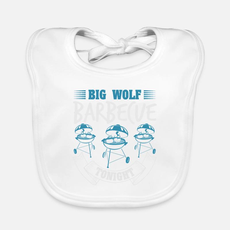 DIG WOLD BARBECUE HEUTE ABEND Baby Bio-Lätzchen