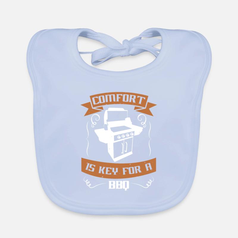 COMFORT IS KEY FOR A BBQ Organic Baby Bibs
