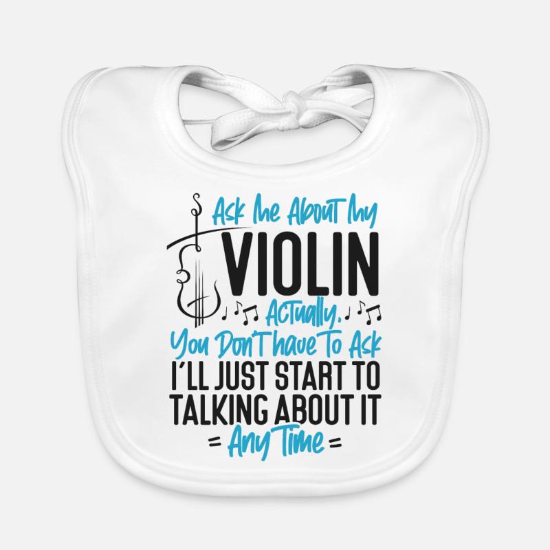 Violoniste Posez-moi des questions sur mon Bavoir bio Bébé