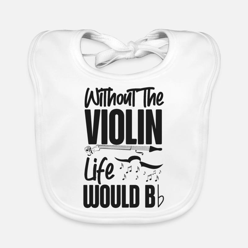 Jeu de mots violoniste sans le Bavoir bio Bébé