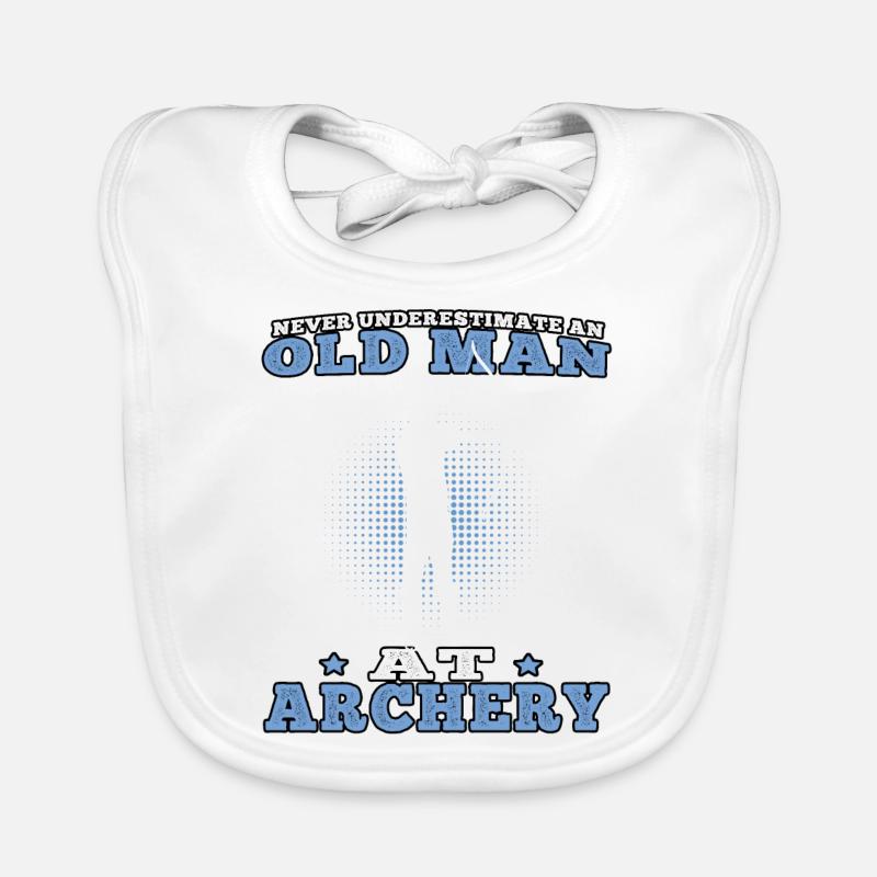 Old Man Archery Archery Archer Archers Bavoir bio Bébé