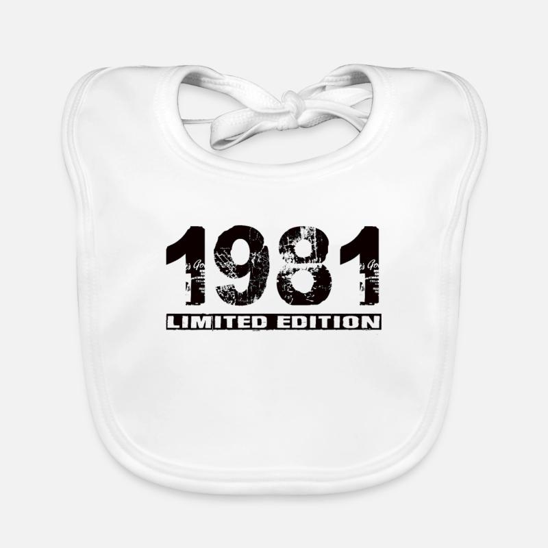 Limited Edition 1981 Organic Baby Bibs