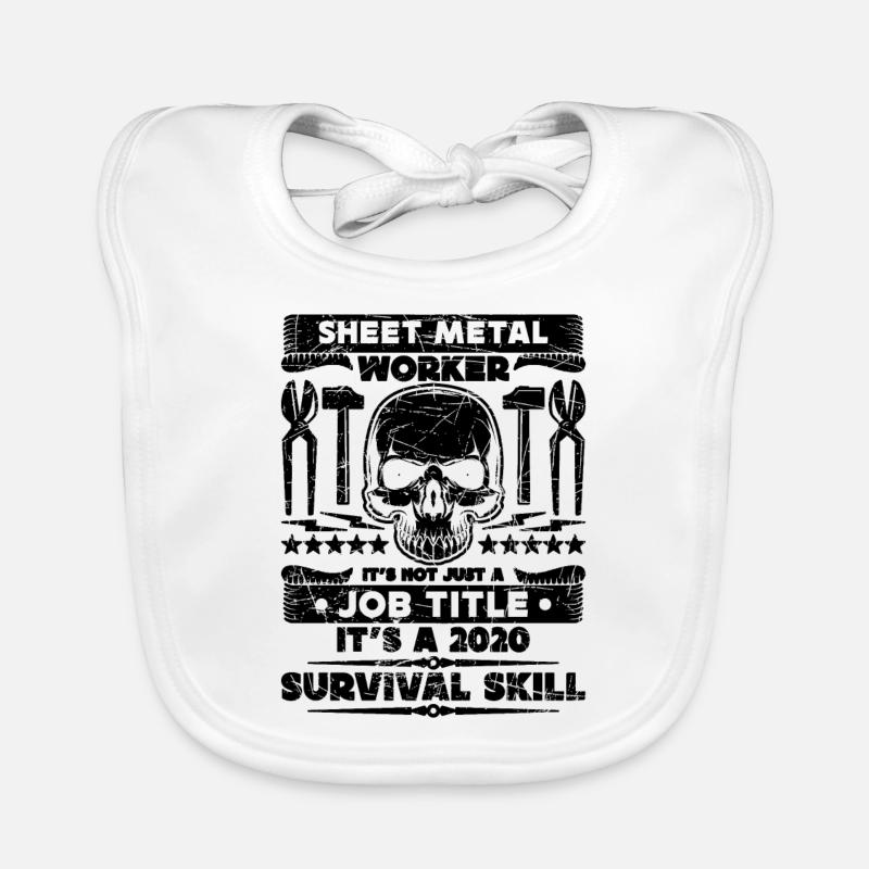 Sheet Metal Worker It's Not Just Mechanic Workers Baby Bio-Lätzchen