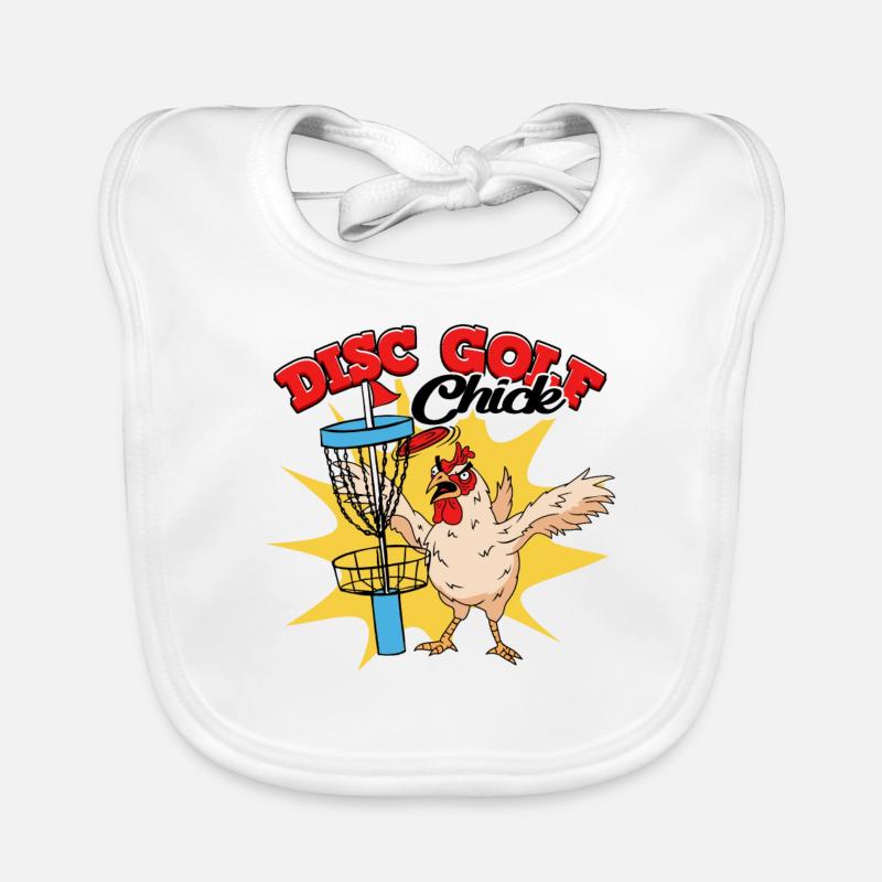 Disc Golf Chick Bavoir bio Bébé