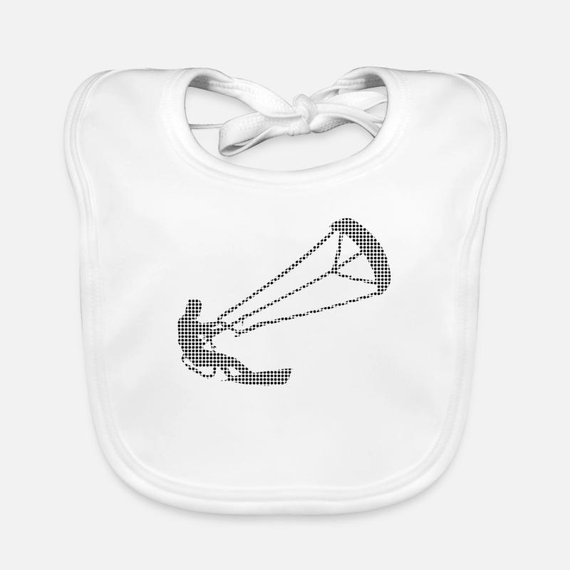 Kite Surfing Organic Baby Bibs