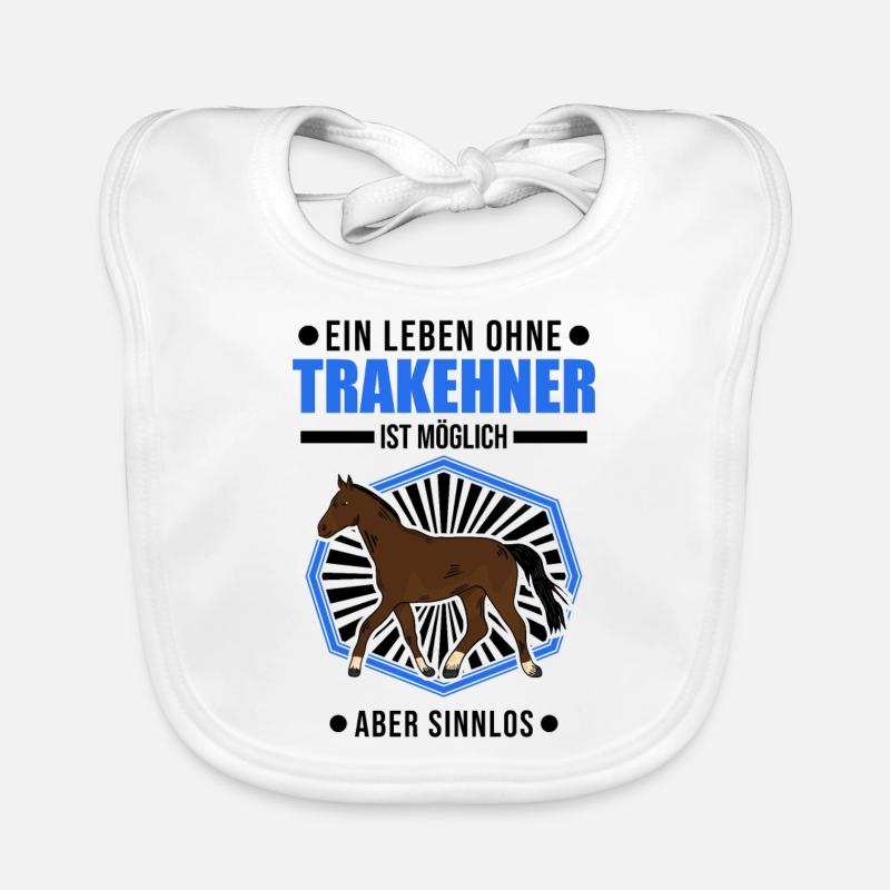 A life without Trakehner is possible But pointless Organic Baby Bibs