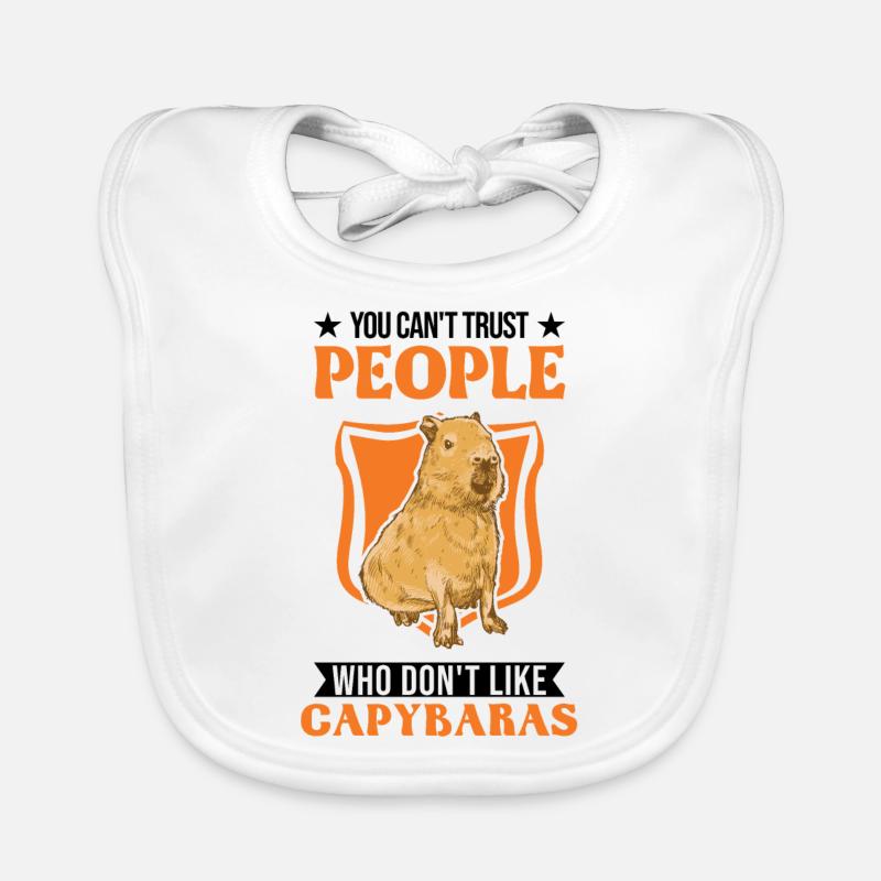Capybara Cadeau Capibara Bavoir bio Bébé
