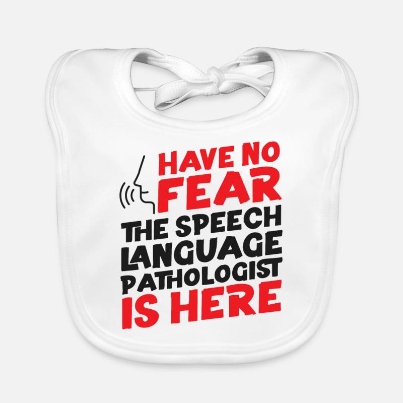 Speech Therapist Therapy Assistant Baby Bio-Lätzchen