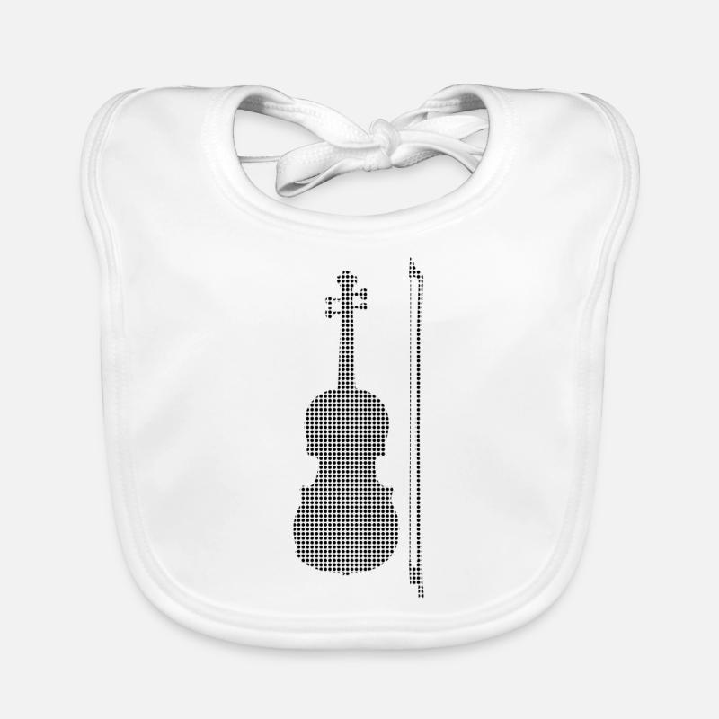 Violin Organic Baby Bibs
