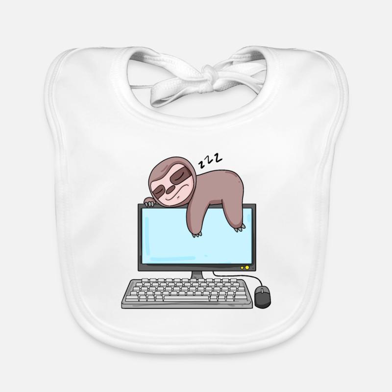 Cadeau de programmeur de nerd informatique Bavoir bio Bébé