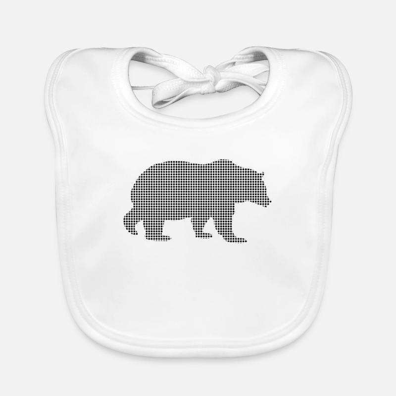 Ours Bavoir bio Bébé
