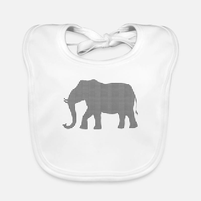 Elefant Baby Bio-Lätzchen