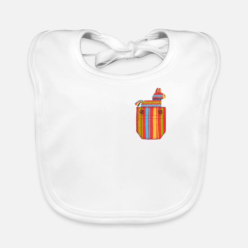Sac Pinata Serape Cinco De Mayo Mexicain Bavoir bio Bébé