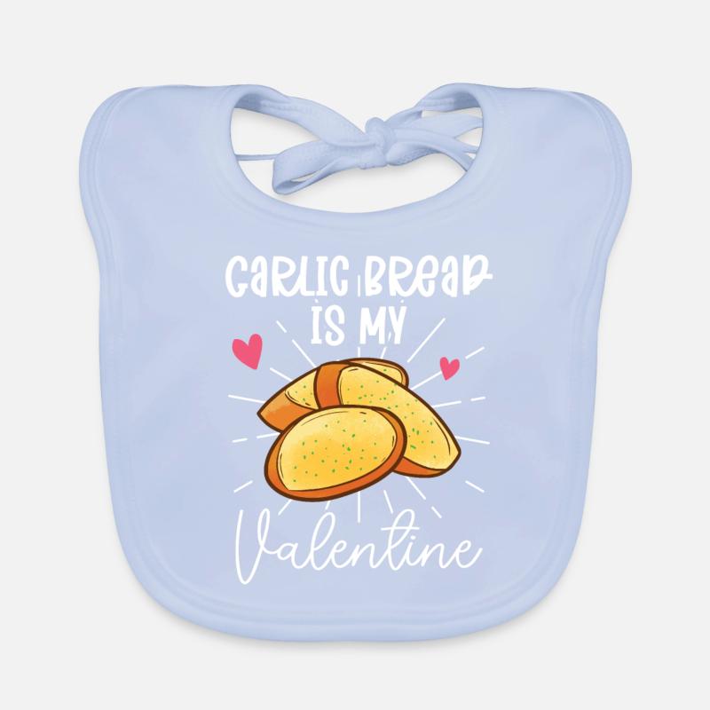 Garlic Garlic Bread Food Gift Organic Baby Bibs